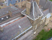 Before  roof restoration, wynnstay hall