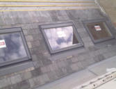velux windows in slate roof